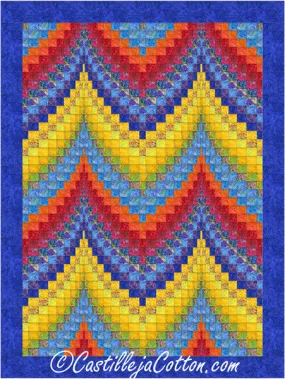 Bargello Melody Quilt Pattern CJC-53772 - Paper Pattern