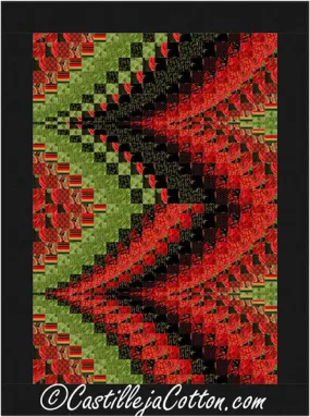 Bargello Peaks Gilded Rose Quilt Pattern CJC-47976w  - Wholesale Product