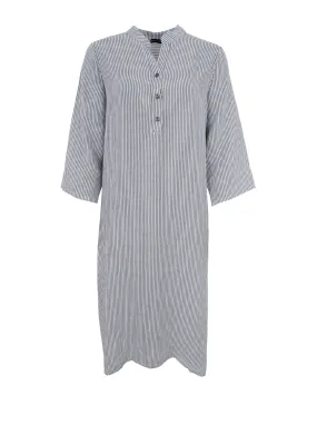 BCMELINA linen shirt dress - Northern Grey