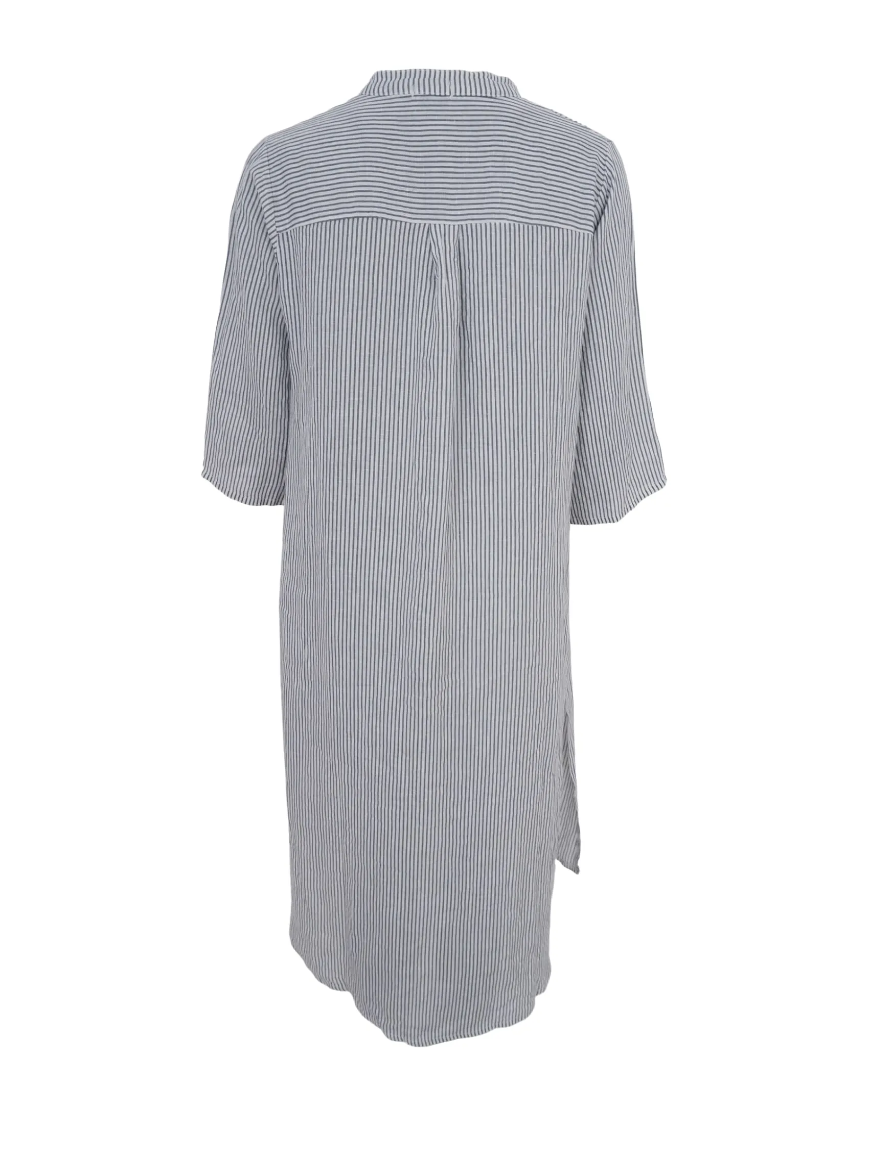 BCMELINA linen shirt dress - Northern Grey