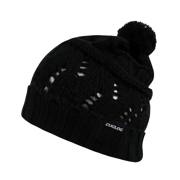 Ben Nevis Pom Beanie, Slouch Knit Cap - Cuglog K027