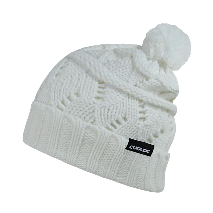 Ben Nevis Pom Beanie, Slouch Knit Cap - Cuglog K027