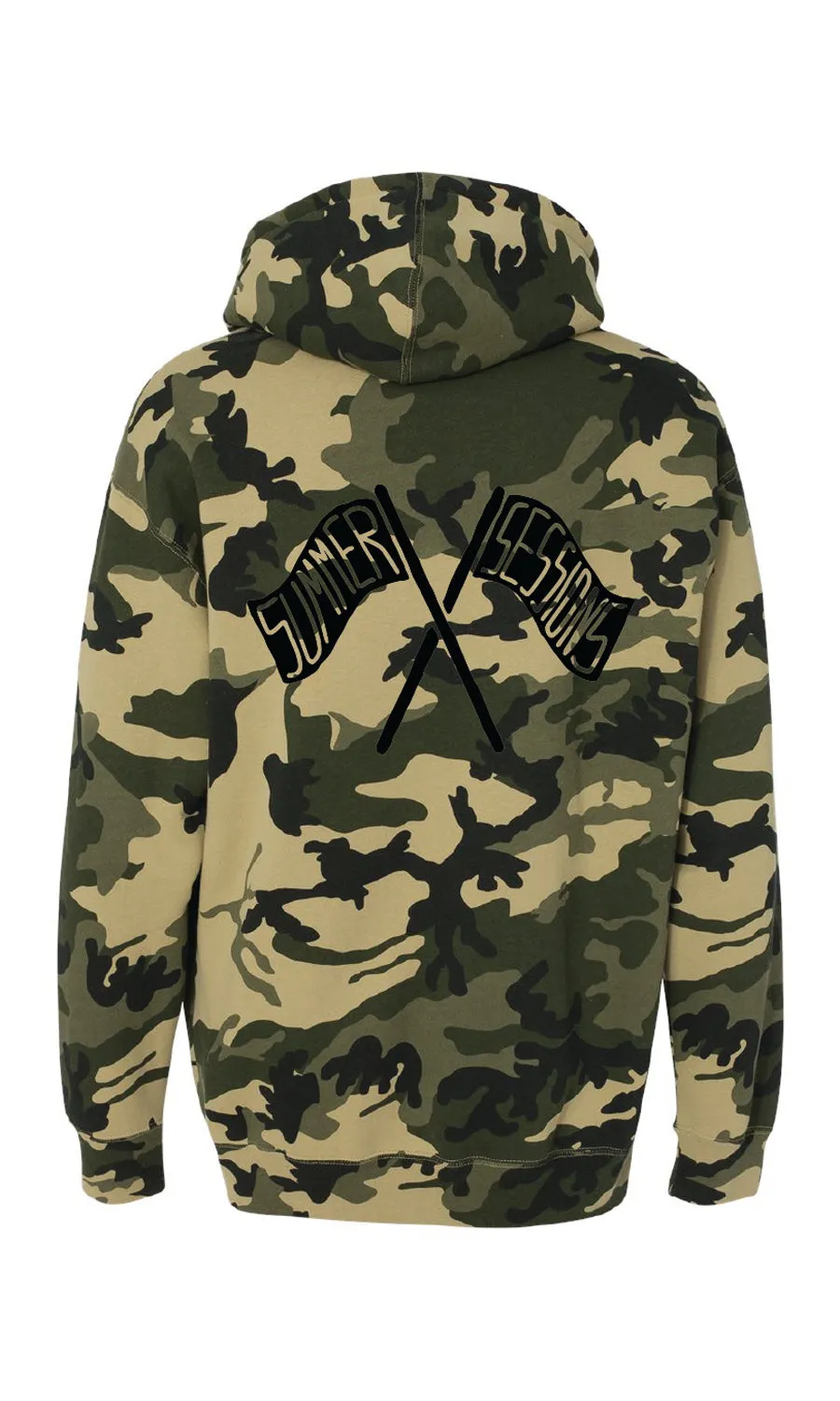 Black Flags Army Camo Hoodie