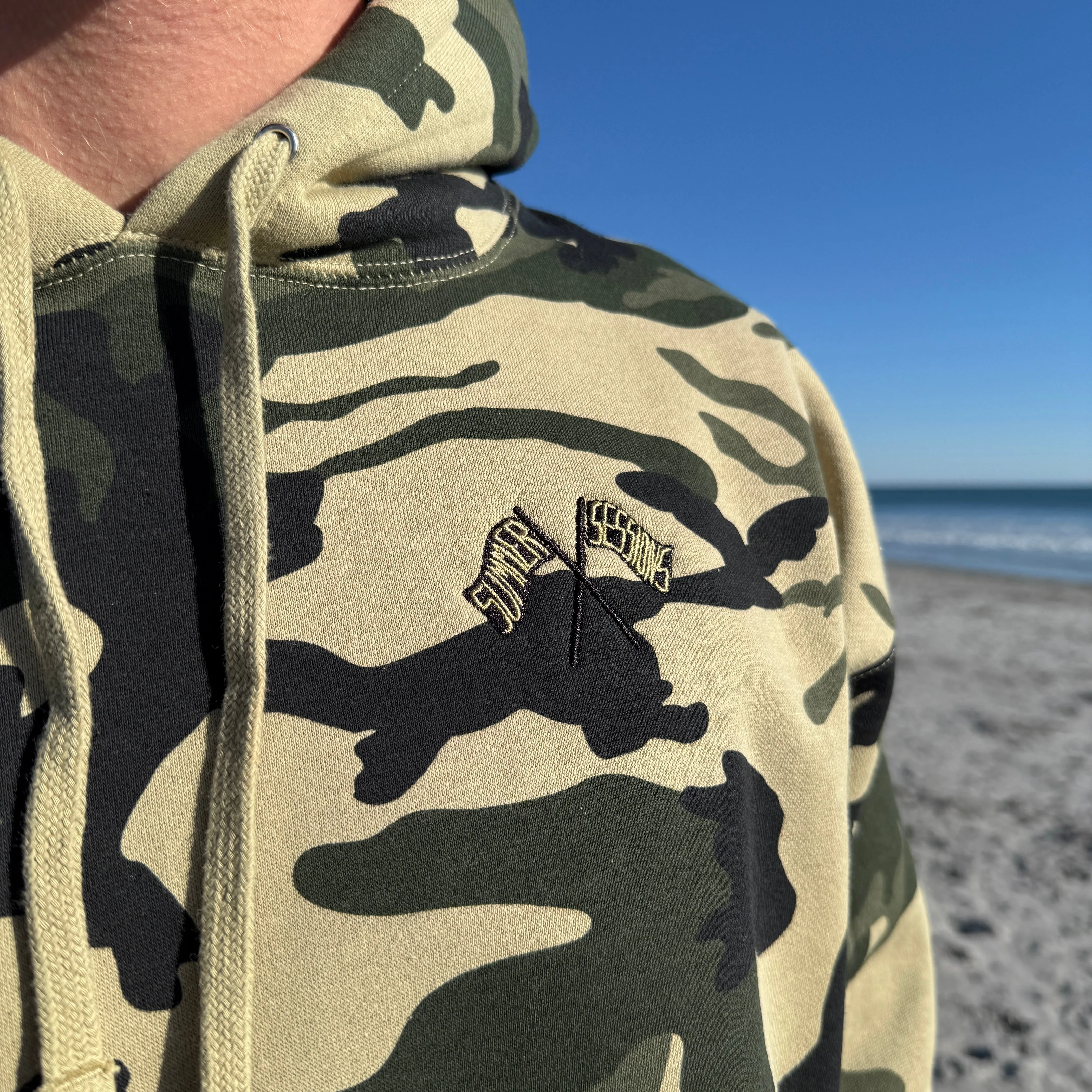 Black Flags Army Camo Hoodie