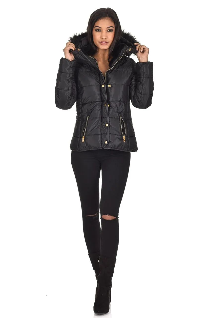 Black Quilted Jacket