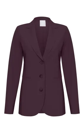 Blazer | Travel Jersey | Toku | Aubergine