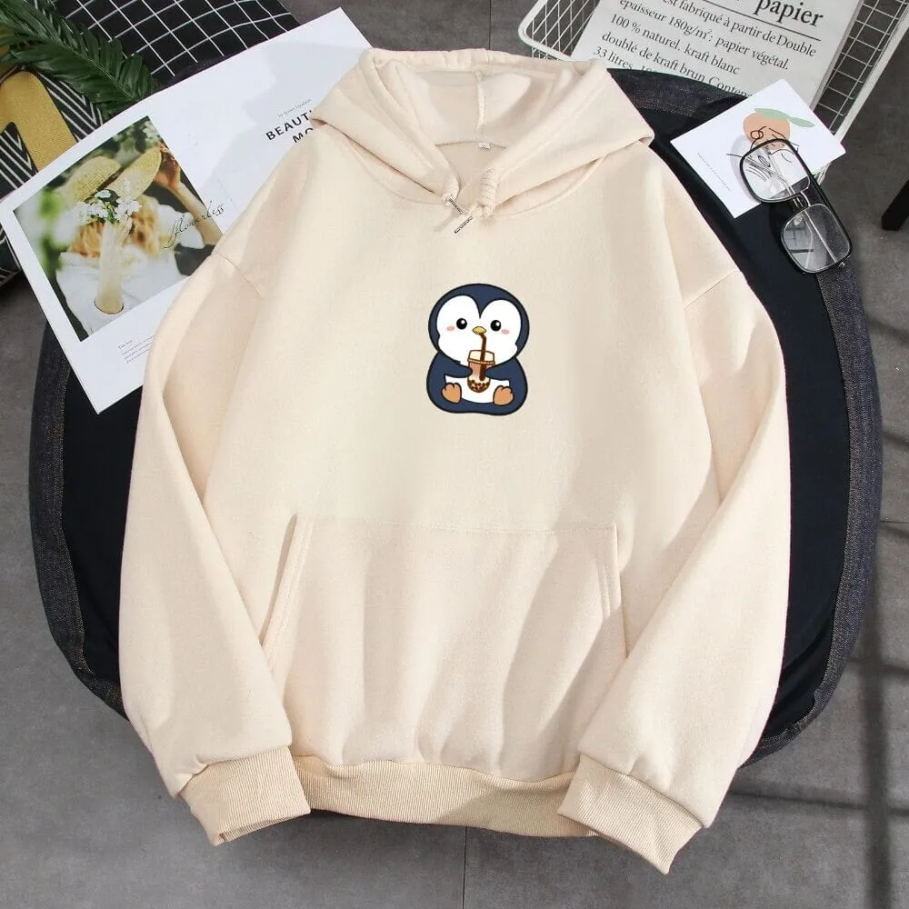 Boba Lovin Penguin Soft Hoodie