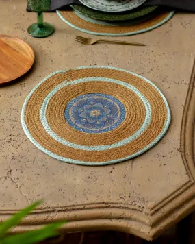 Bohemian Mandala Placemat - Driftwood