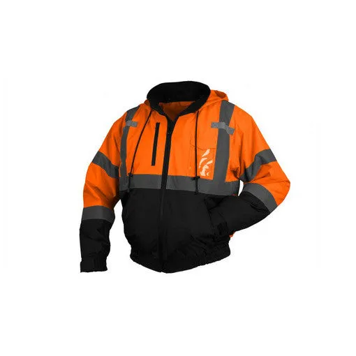 BOMBER JACKET - ORANGE - MEDIUM