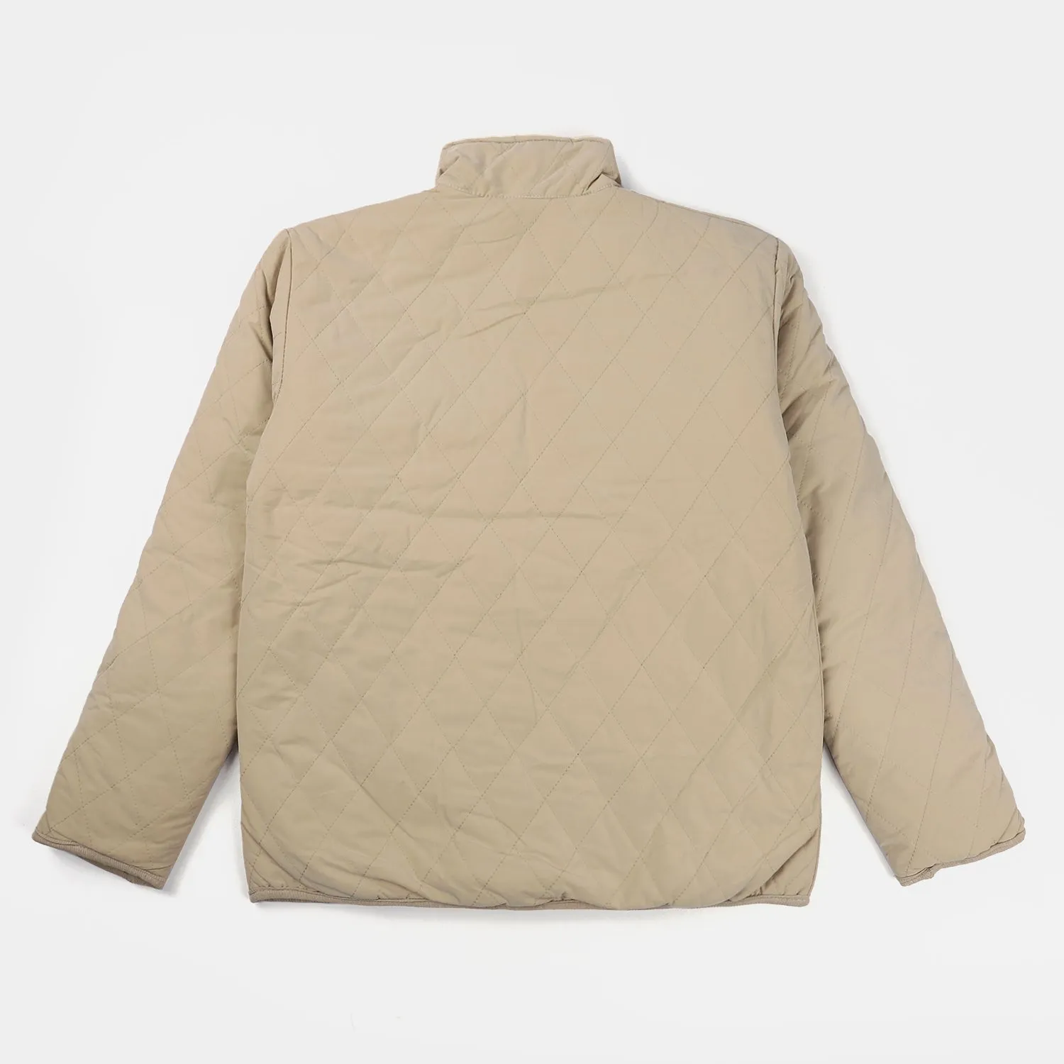 Boys Jacket Quilted W23-BEIGE