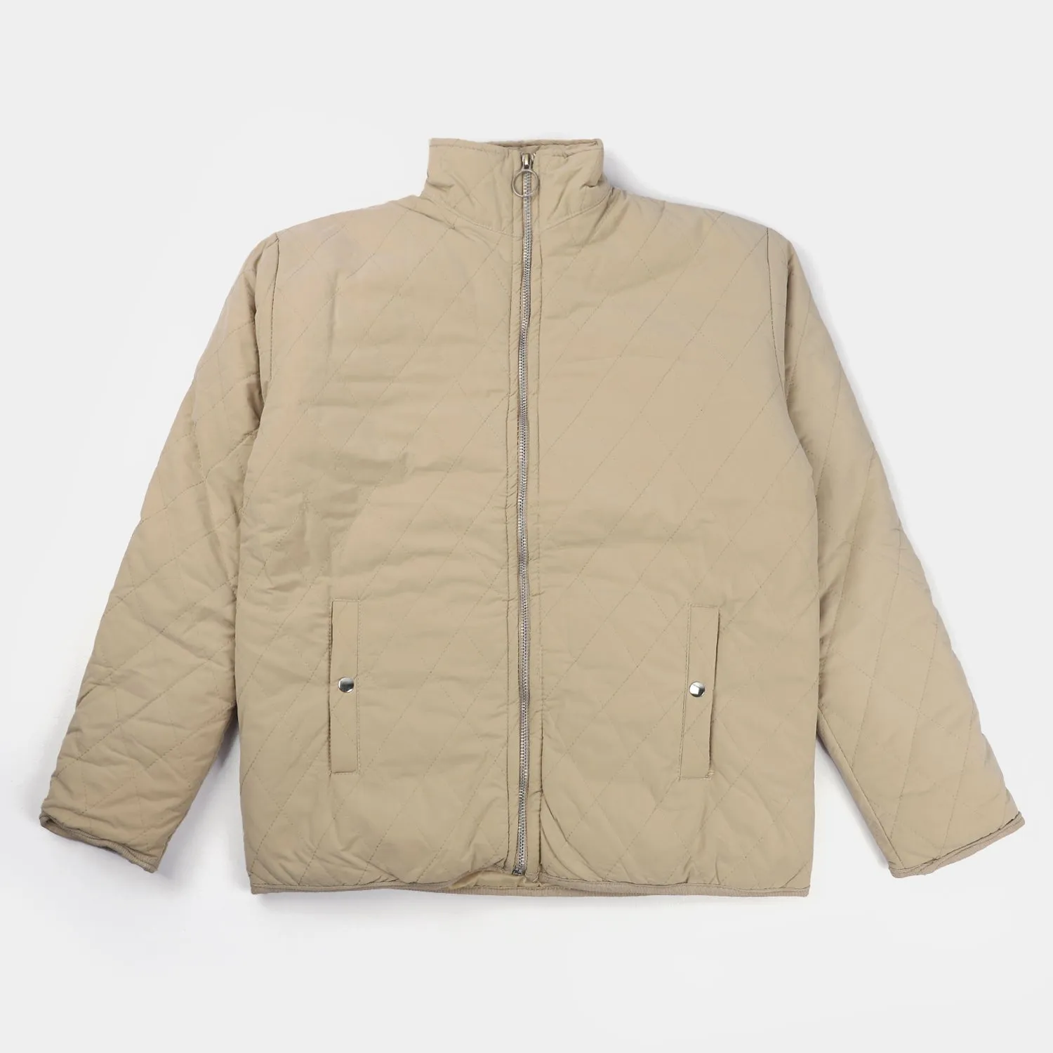 Boys Jacket Quilted W23-BEIGE