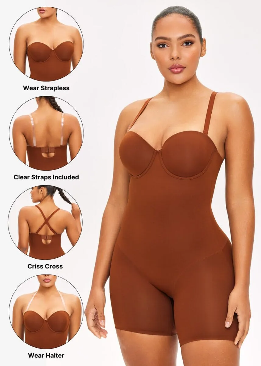 BraSculpt Strapless Bodysuit Shorts