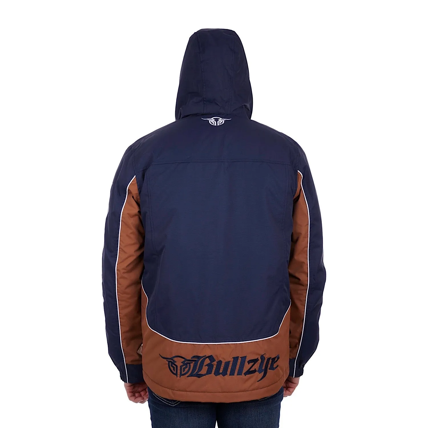 Bullzye Mens Bazooka Jacket Navy/Tan