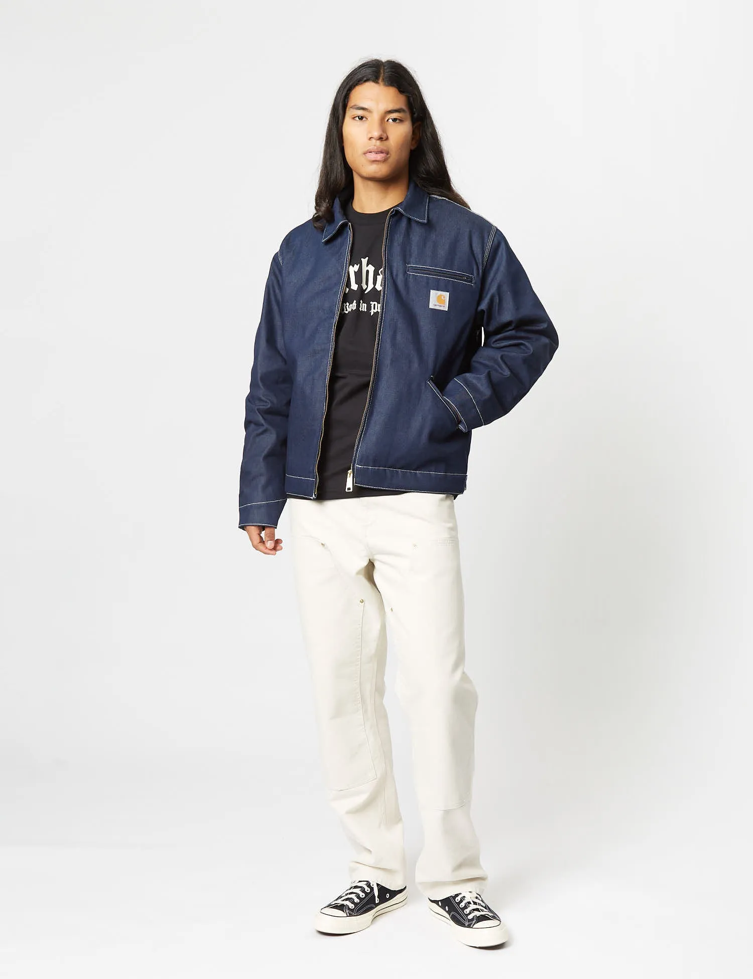 Carhartt WIP OG Detroit Jacket (Norco Denim) - Blue