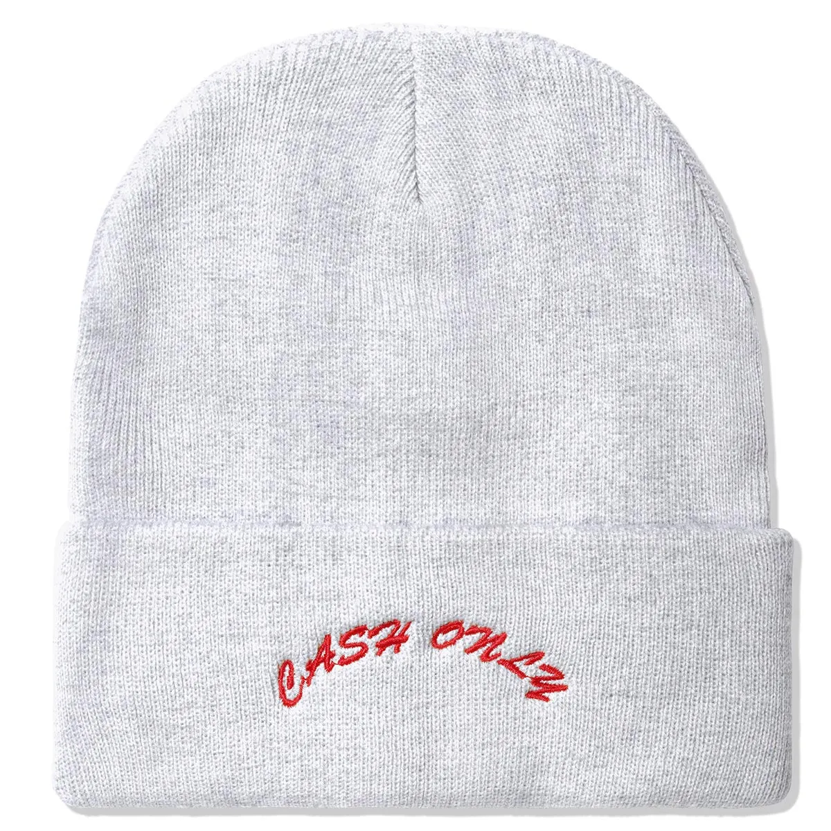 Cash Only - Logo Beanie Ash Grey