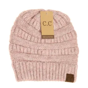 CC Beanie Mixed Soft Yarn Winter Beanie