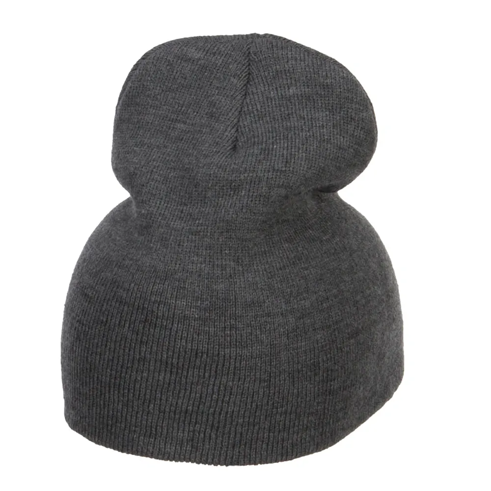 Chess Piece Kight Embroidered Short Beanie