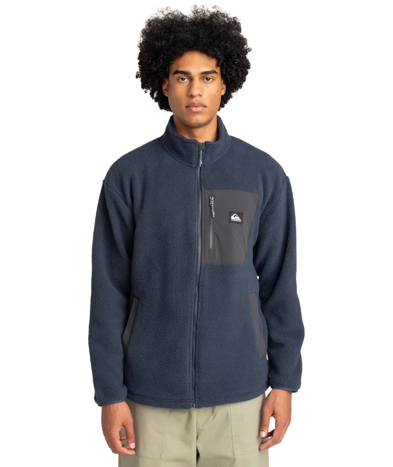 Clean Coast Zip Fleece Jacket in Blue Nights