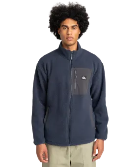 Clean Coast Zip Fleece Jacket in Blue Nights