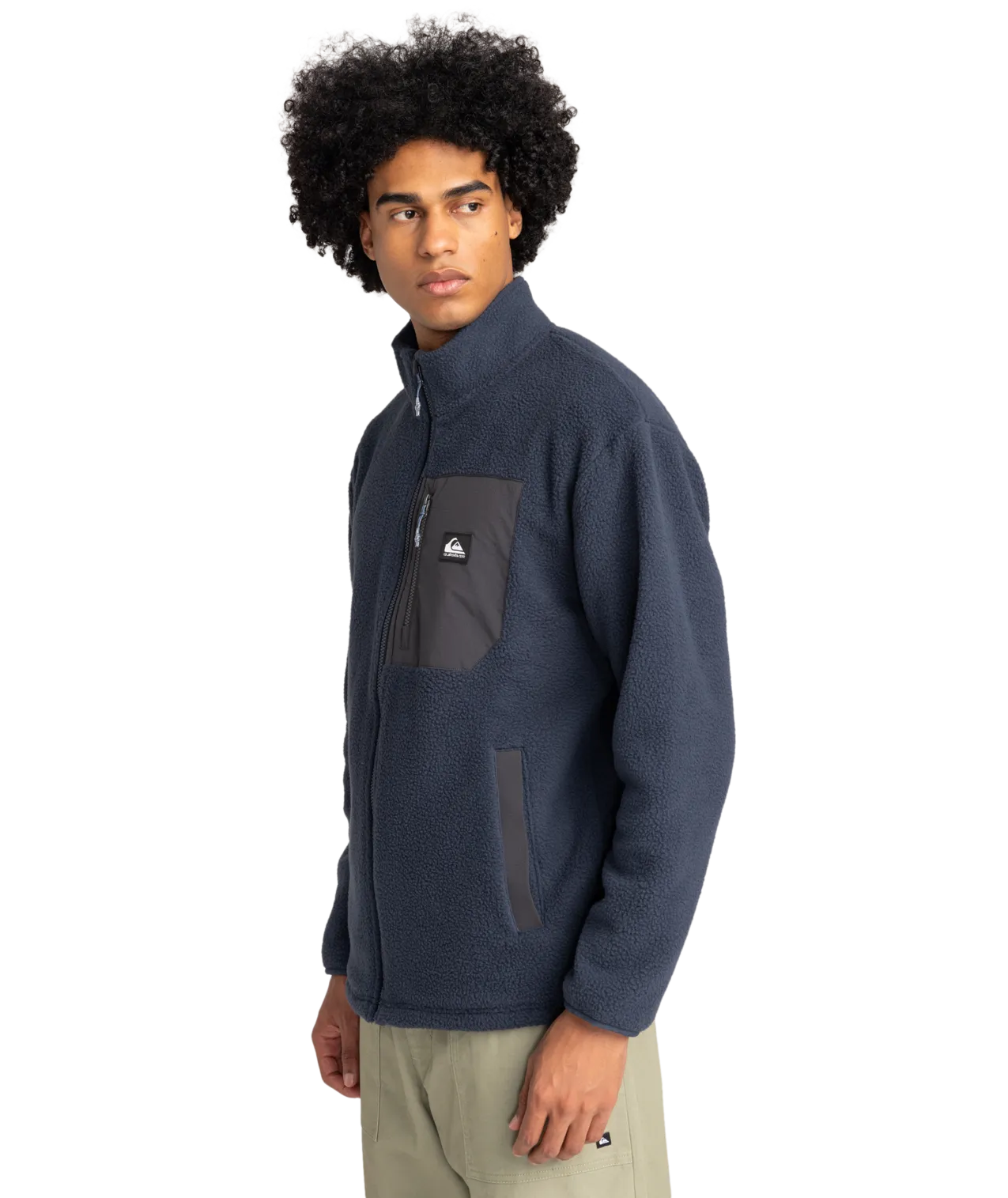 Clean Coast Zip Fleece Jacket in Blue Nights