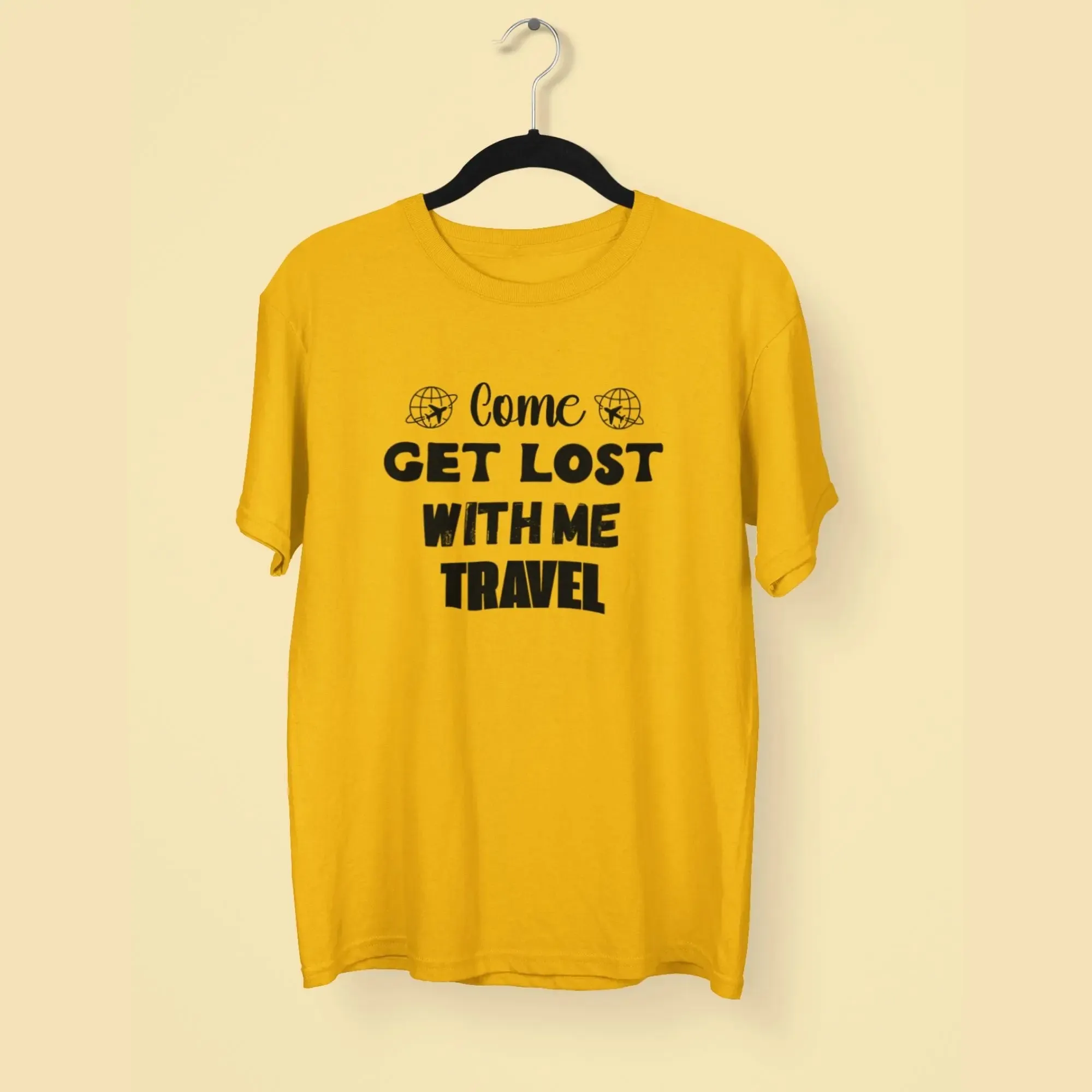 Come Get Lost With Me Travel Round Neck Classic T-Shirt