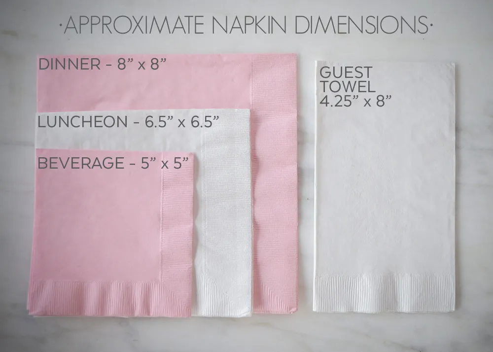 Contemporary Monogram Napkins