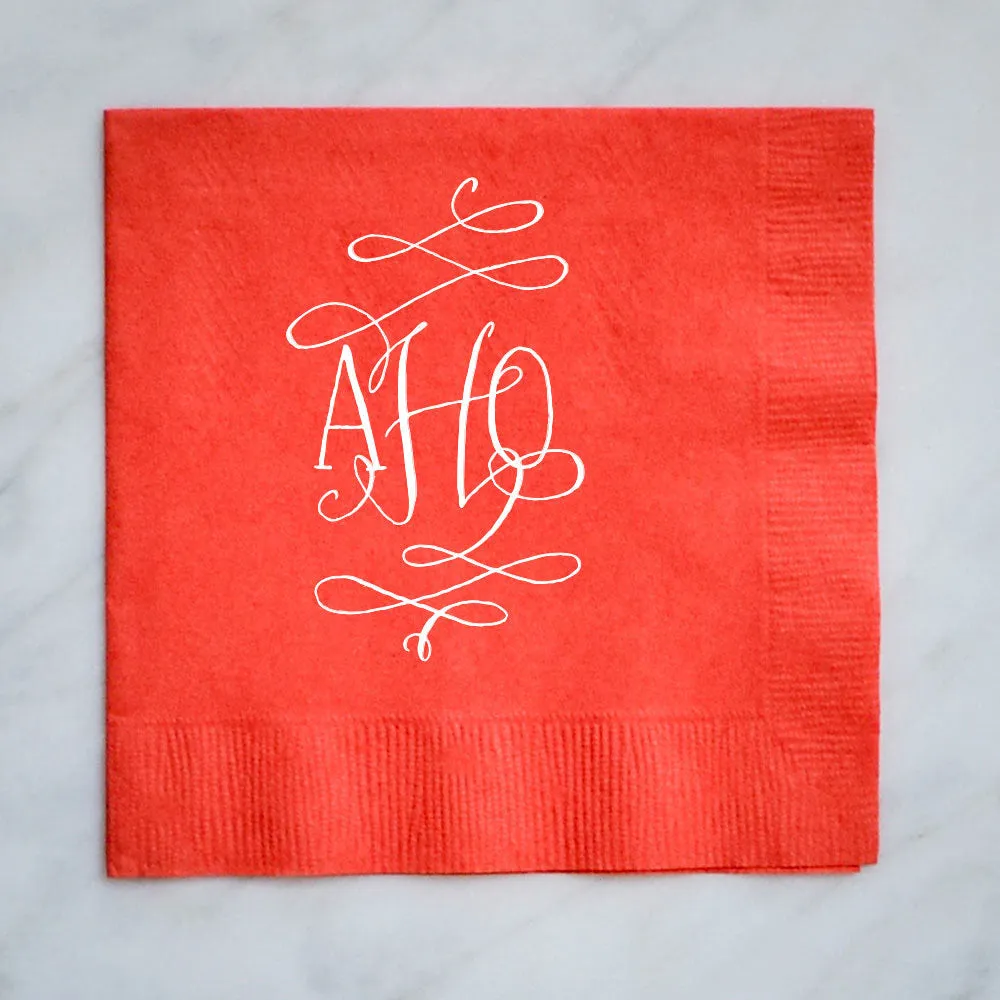 Contemporary Personalized Napkins