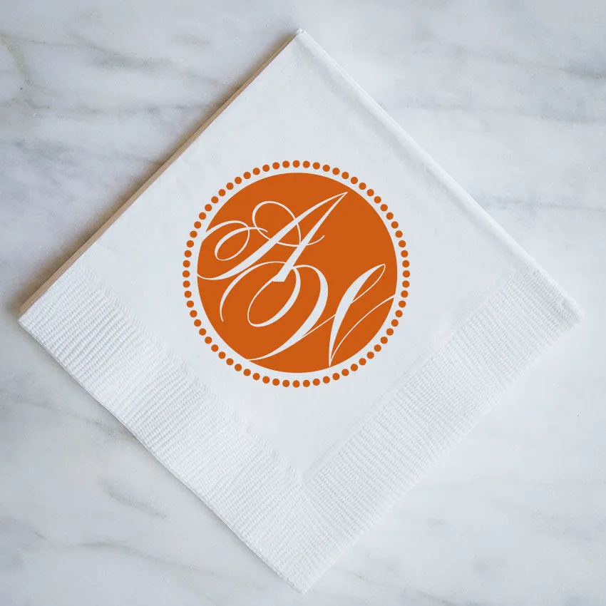 Contemporary Personalized Napkins