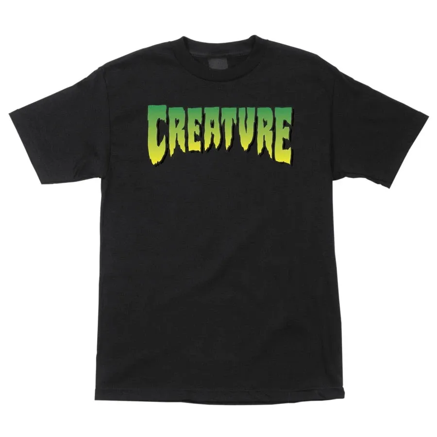 Creature Logo T Shirt Black