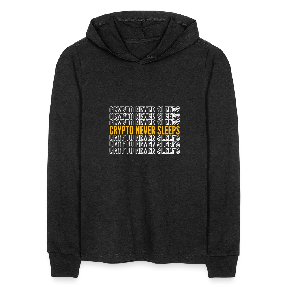 Crypto Never Sleeps Long Sleeve Hoodie Shirt