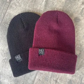 Cuffed Waffle Knit Beanies