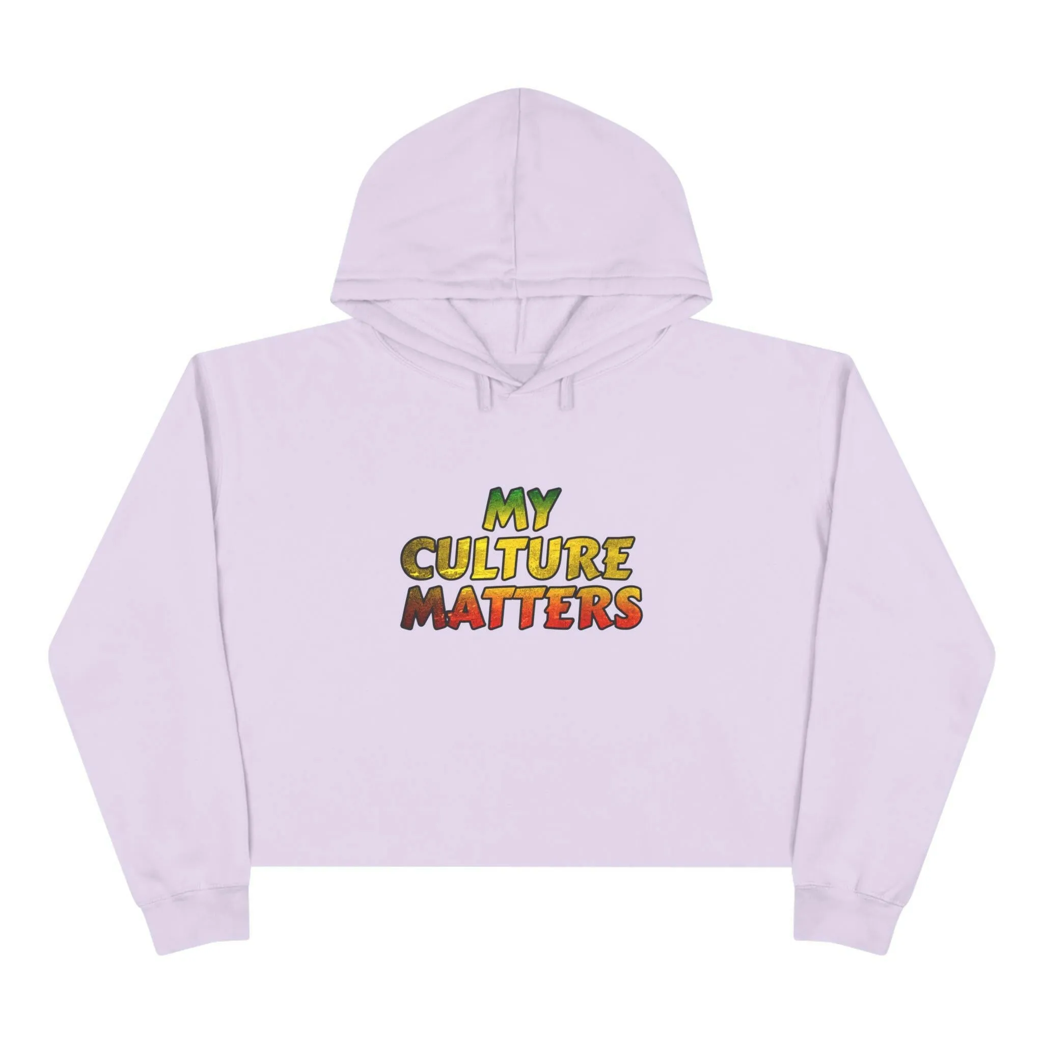 'Culture Matters' Rasta Crop Hoodie