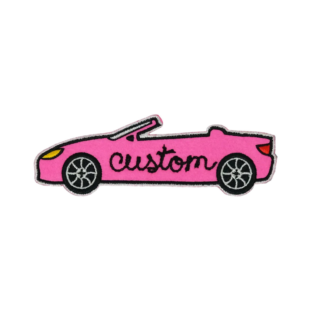 Custom Pink Convertible Patch