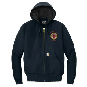 Customized Carhartt® Quilted-Flannel Jacket with IAFF Embroidery