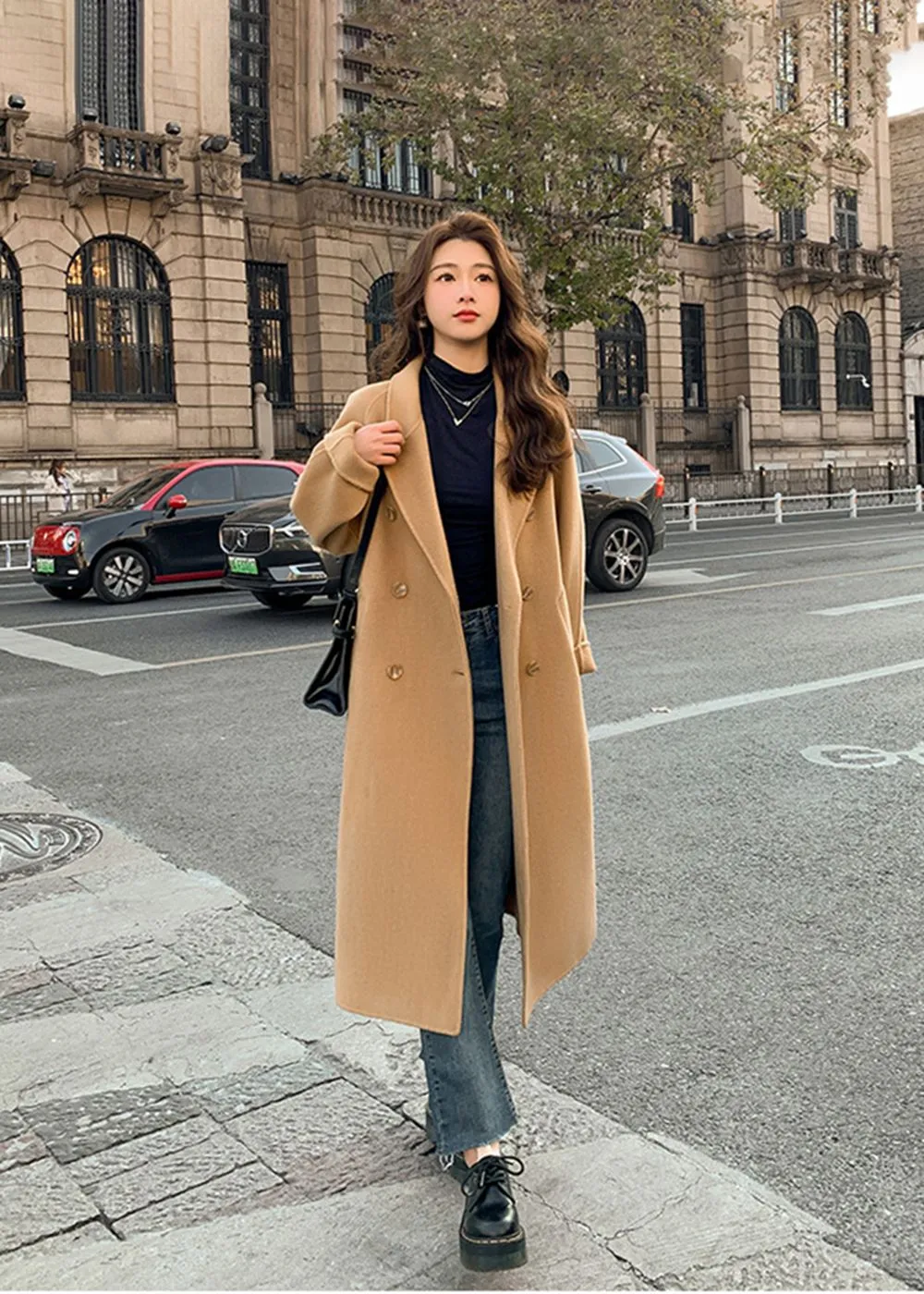 Double Face Wool Blend Coat