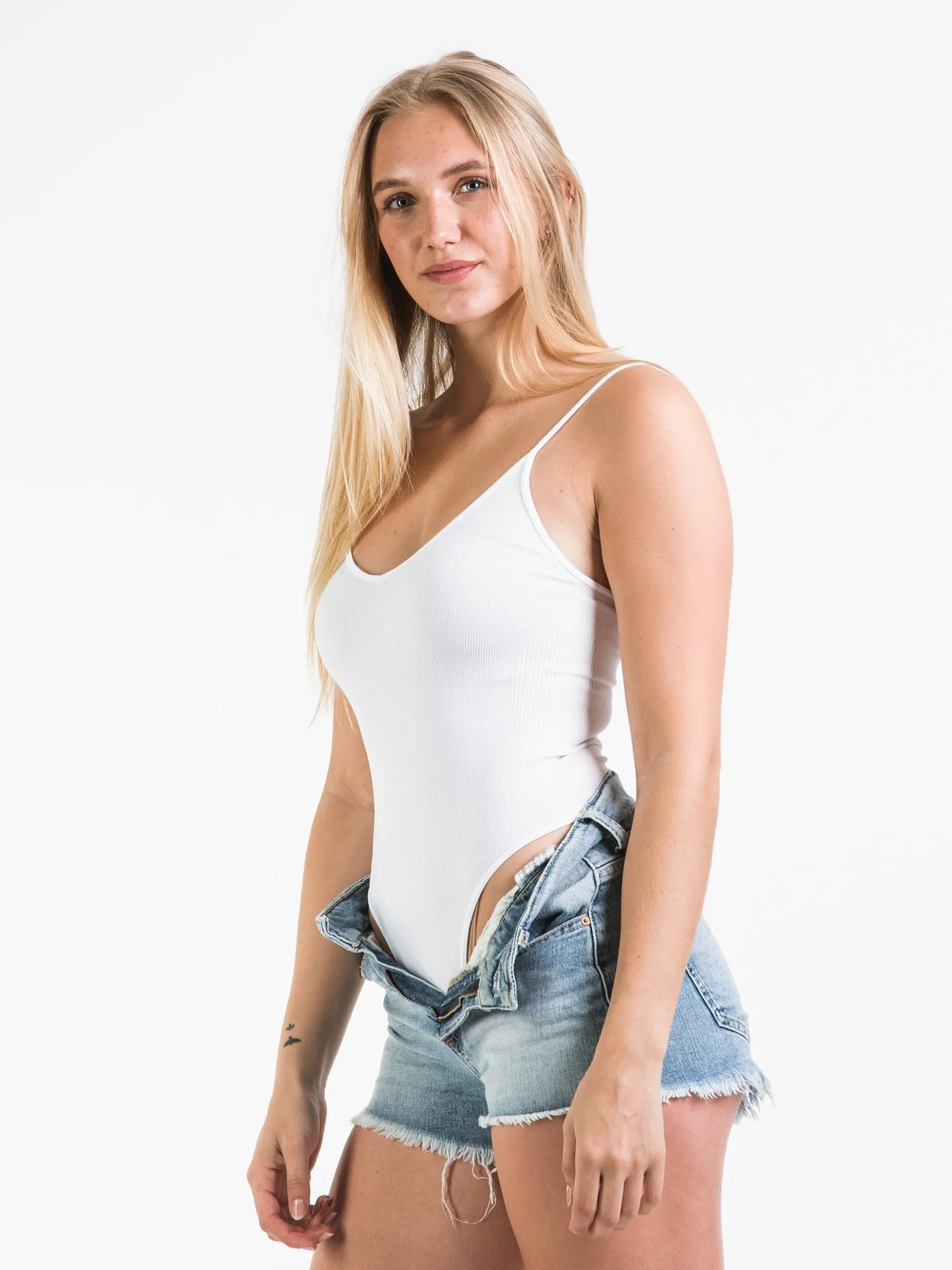 DYNAMIC VNECK BODYSUIT  - CLEARANCE