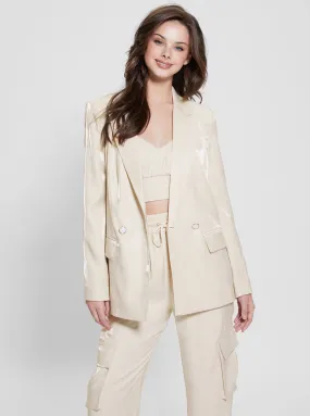 Eco Champagne Adriana Blazer Jacket