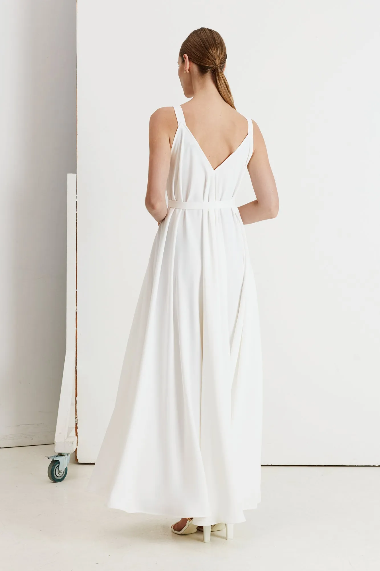 ELLA flared maxi wedding dress