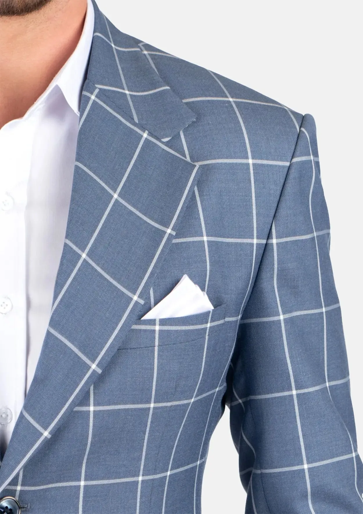 Ellis Blue Windowpane Jacket