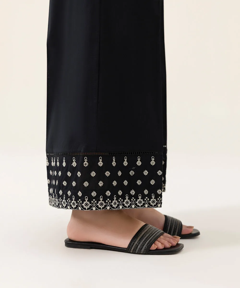 Embroidered Cambric Culottes