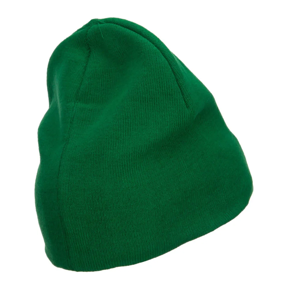 Europe Italy Flag Embroidered Big Short Beanie