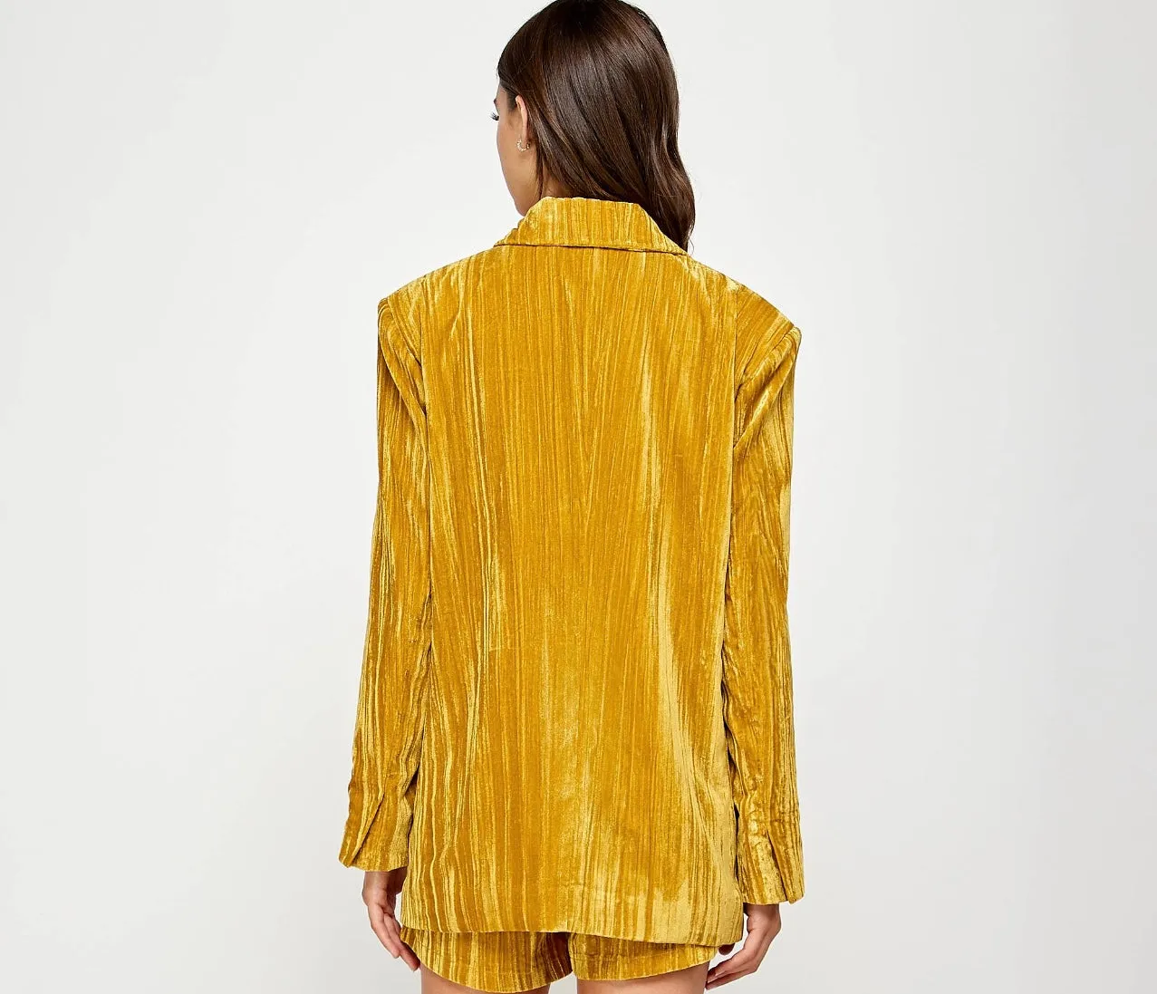 Evening Glow Velvet Blazer