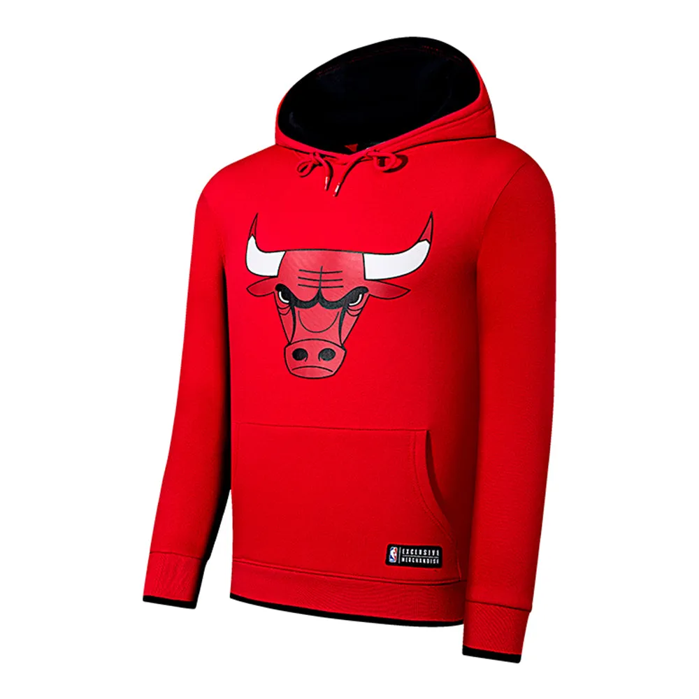 FexPro Men's NBA Basic Primary Logo Hoodie Bulls