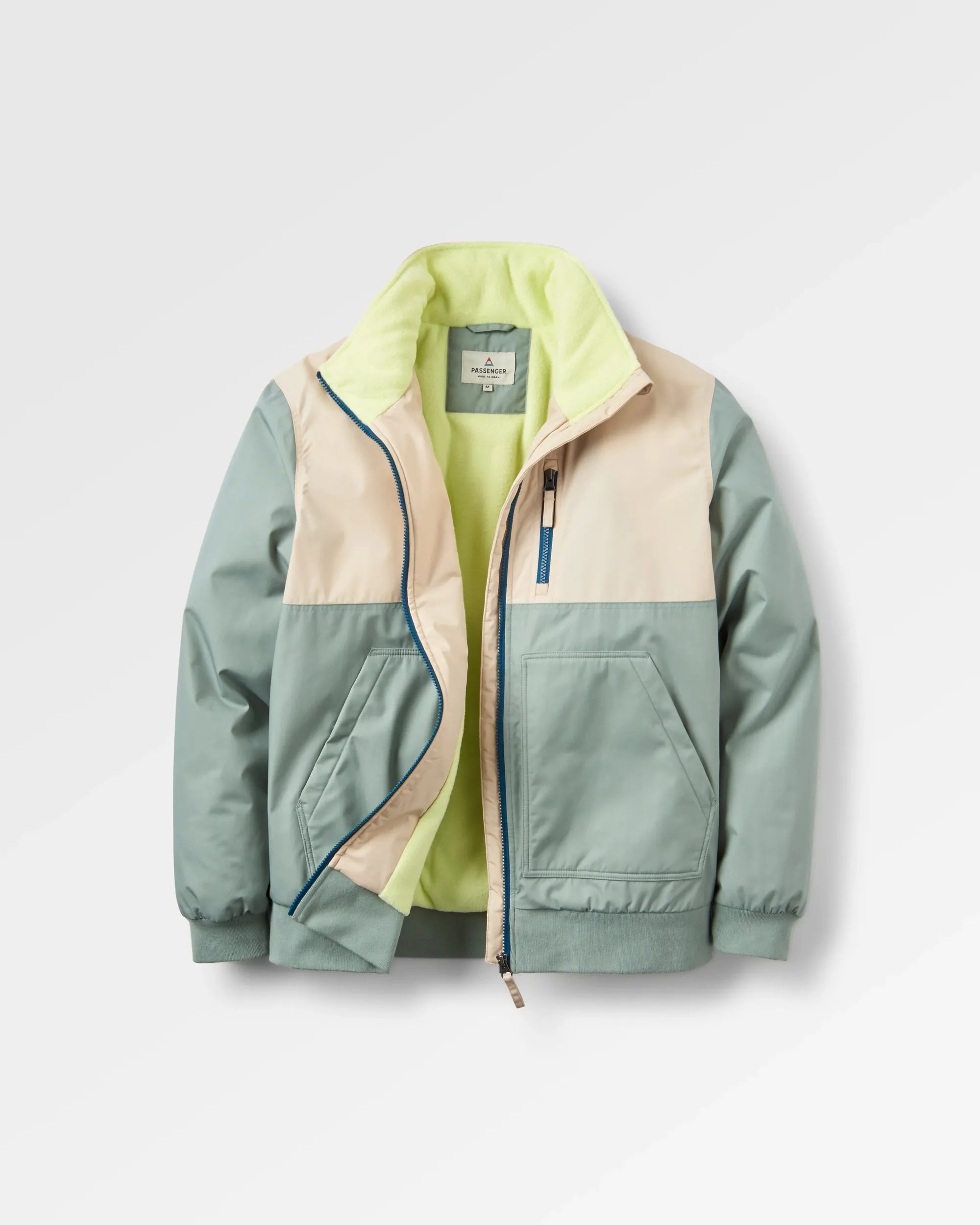 Finn Recycled Polar Fleece Lined Jacket - Pistachio