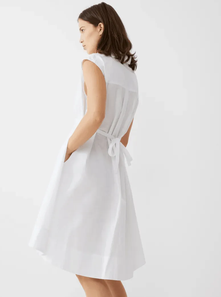 French Connection Rhodes Shirt Dress White