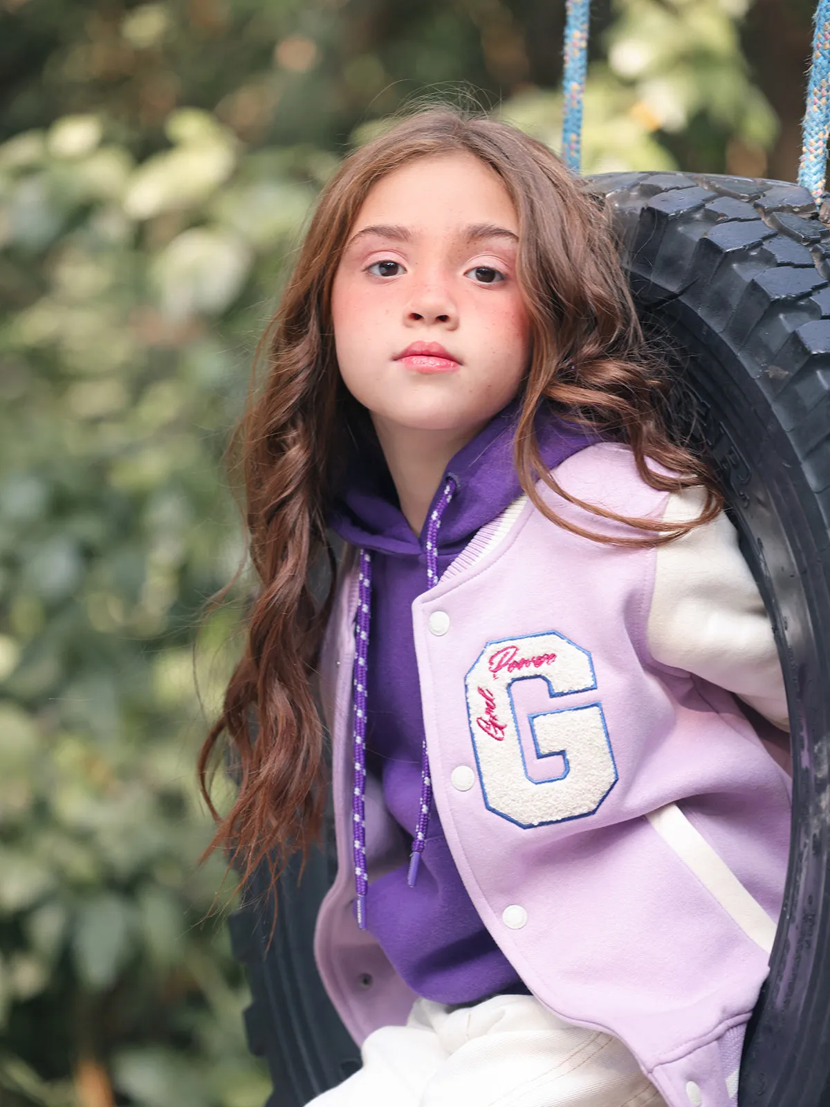 Girl's Lilac Jacket - EGTJK23-001