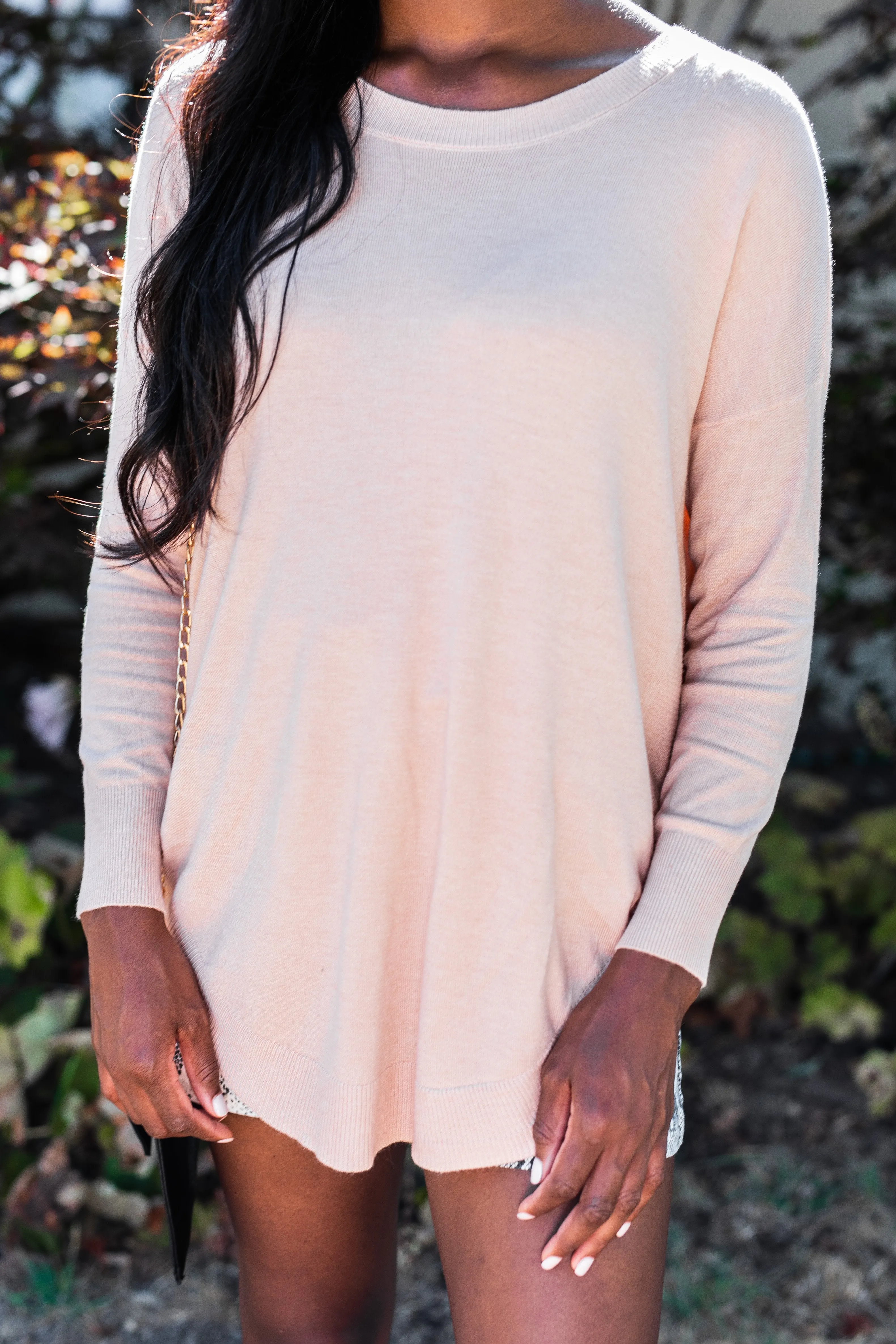 Good Girl Gone Blush Pink Classic Tunic