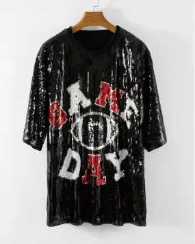 Head to Head Game Day Sequin Dress