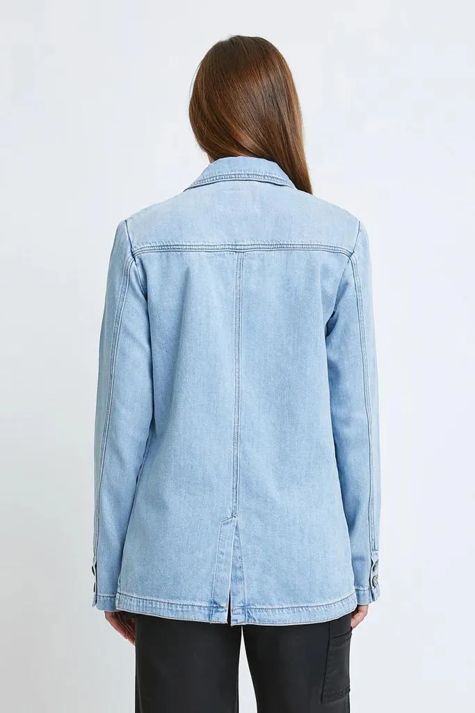 Hidden Denim Blazer