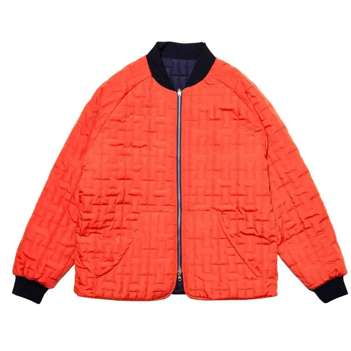 Hoddle - Reversible Bomber Jacket Navy/Orange